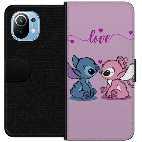 Xiaomi Mi 11 Tegnebogsetui Lilo & Stitch – Angel Edition