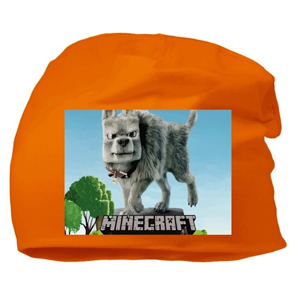 Lue for Voksen | Varm Beanie i Mykt Materiale A Minecraft Movie Oransje one size
