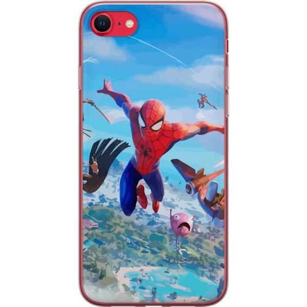 Apple iPhone 16e Läpinäkyvä kuori Fortnite Spiderman