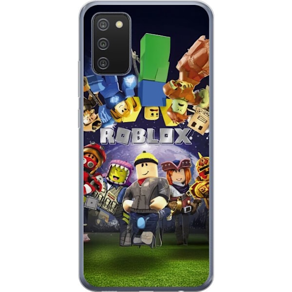 Samsung Galaxy A02s Läpinäkyvä kuori Roblox Maailma - Pelaamisseikkailu Lapsille ja Nuorille