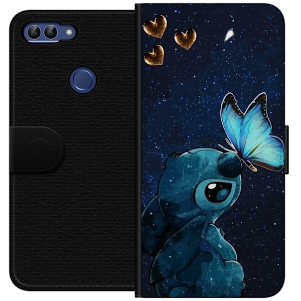 Huawei P smart Plånboksfodral Stitch fjärill