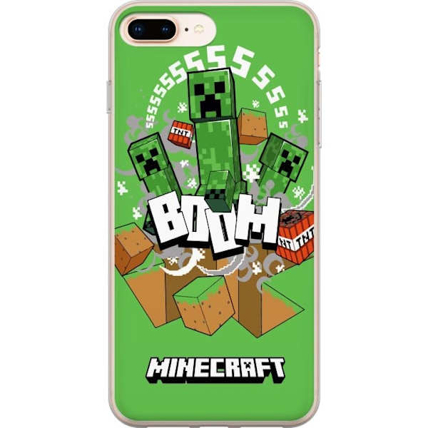 Apple iPhone 7 Plus Gjennomsiktig deksel Minecraft Boom