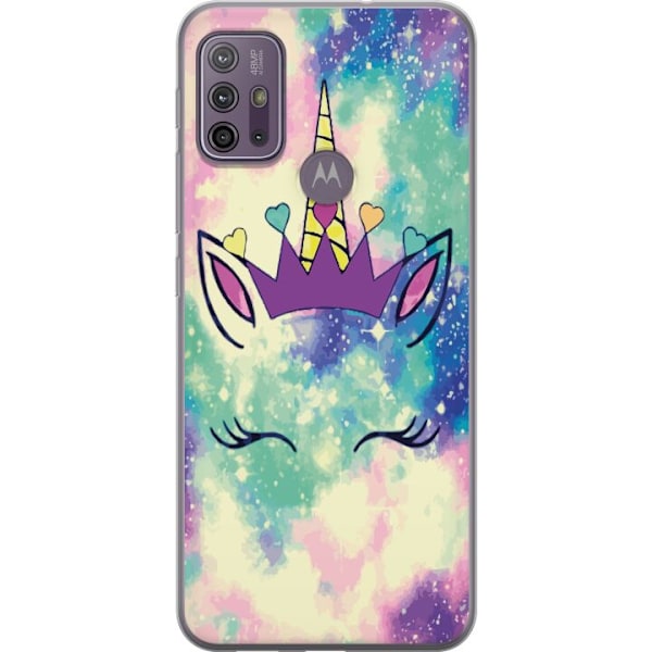 Motorola Moto G10 Genomskinligt Skal Unicorn Face