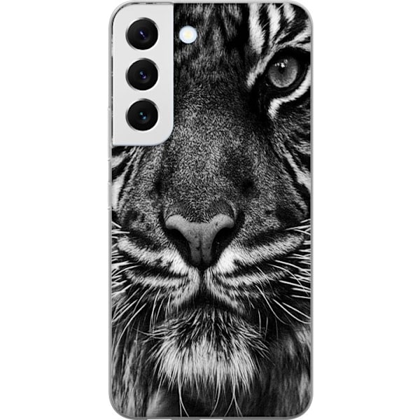 Samsung Galaxy S22 5G Gennemsigtig cover Tiger