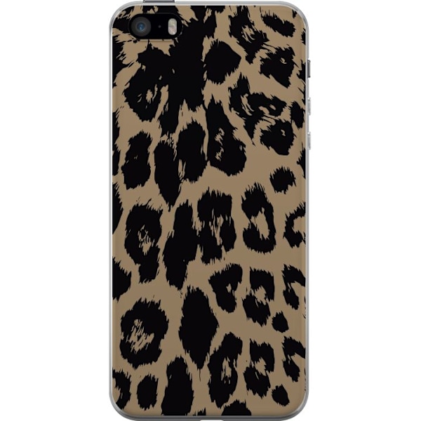 Apple iPhone SE (2016) Gennemsigtig cover Leopard