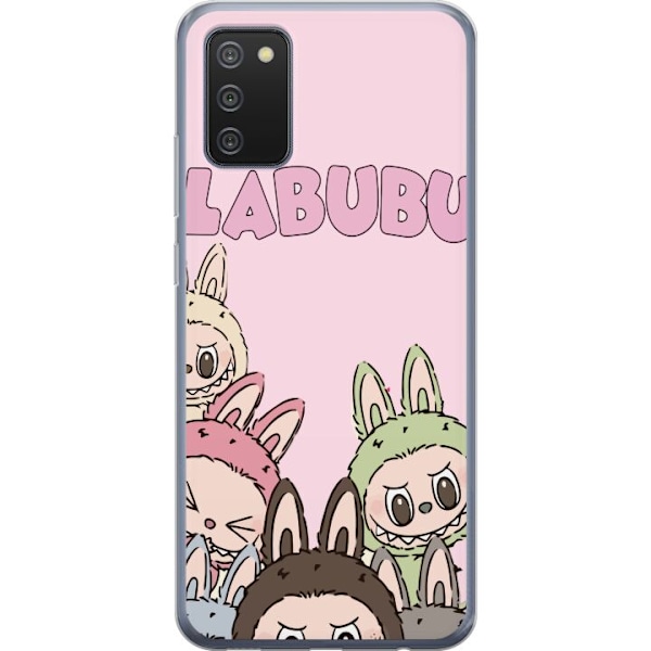 Samsung Galaxy A02s Läpinäkyvä kuori Labubu Pop Mart Hahmot Keräilykohteet Suosittu Hahmosarja Suunnittelu Pop Mart Leikkikalutaide Aihe