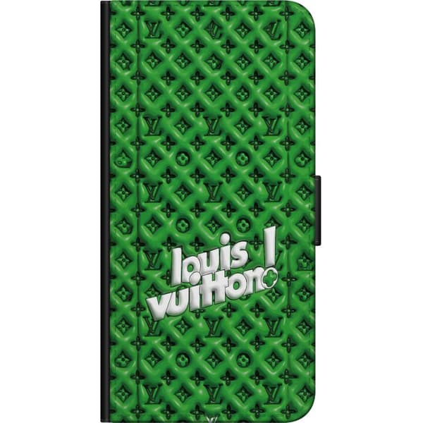 Yhteensopiva Lompakkokotelo OnePlus 7T Pro Innoitettu vihreä monogrammi logolla vihreä