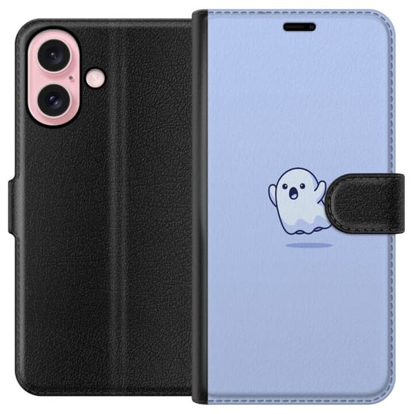 Kompatibel Tegnebogsetui til Apple iPhone 16 Spöke
