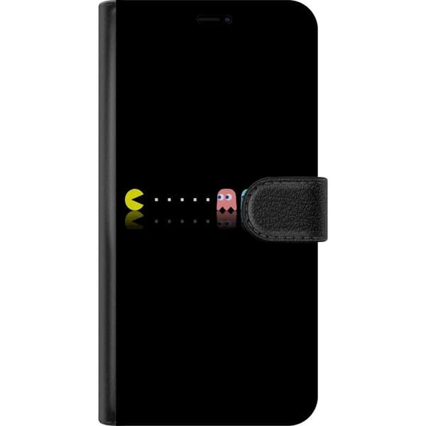 Kompatibel Tegnebogsetui til Apple iPhone SE (2016) Retro spelkaraktärer rad