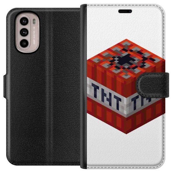 Motorola Moto G41 Lommeboketui Minecraft TNT