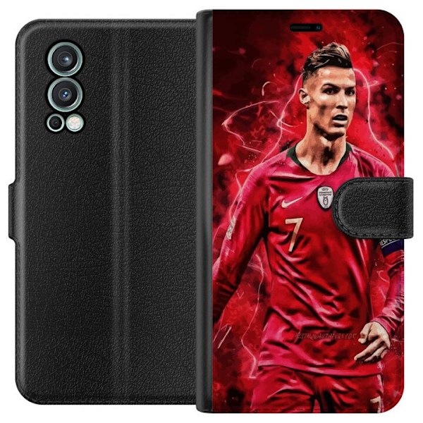 OnePlus Nord 2 5G Lompakkokotelo Ronaldon Taidot - CR7 Suunnit