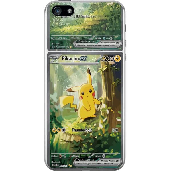 Kompatibel Mobilcover til Apple iPhone 5 Pikachu grøn