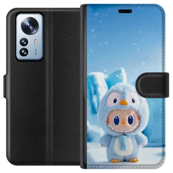 Xiaomi 12 Pro Tegnebogsetui sort ridder fortnite