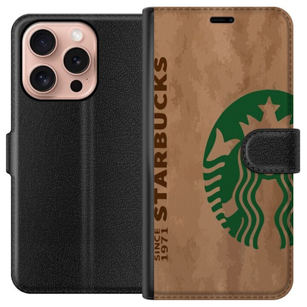 Apple iPhone 16 Pro Tegnebogsetui Starbucks Kaffe