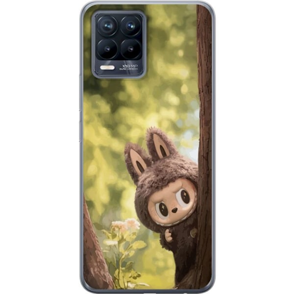 Realme 8 Läpinäkyvä kuori Labubu Graffiti Vibes – Katutaide hirviömuodossa