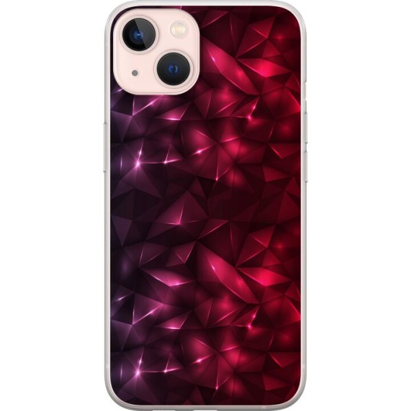 Apple iPhone 13 mini Gennemsigtig cover Fristernde Rød