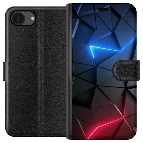 Apple iPhone 16e Lompakkokotelo Neonljus