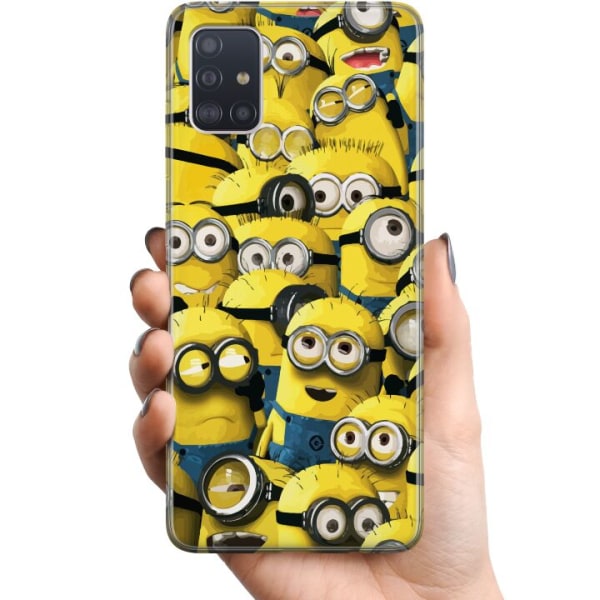 Samsung Galaxy A51 TPU Matkapuhelimen kuori Minions