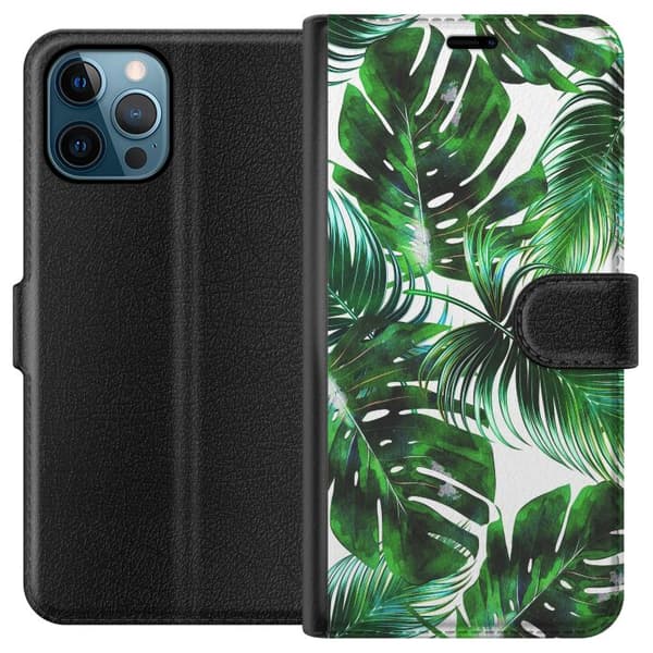 Kompatibelt Plånboksfodral till Apple iPhone 12 Pro Max Löv