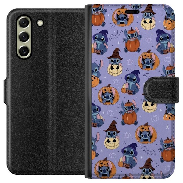 Samsung Galaxy S21 FE 5G Plånboksfodral Stitch halloween