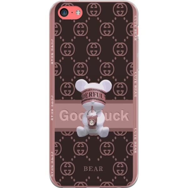 Apple iPhone 5c Gennemsigtig cover Held og lykke Bear