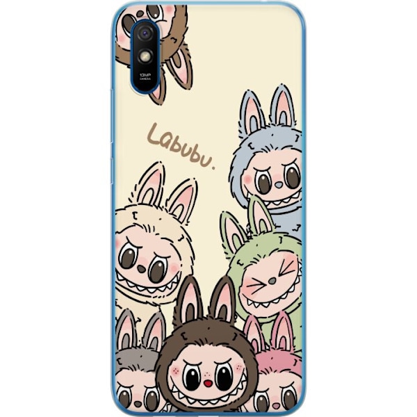 Xiaomi Redmi 9AT Genomskinligt Skal Labubu Pastel Collection