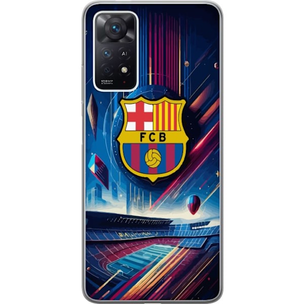 Xiaomi Redmi Note 11 Pro Gennemsigtig cover FC Barcelona