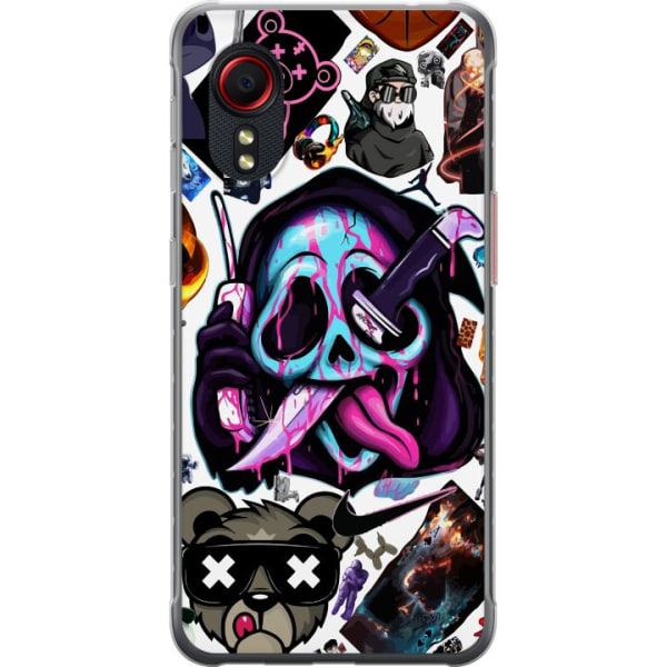 Samsung Galaxy Xcover 5 Gennemsigtig cover Stickers