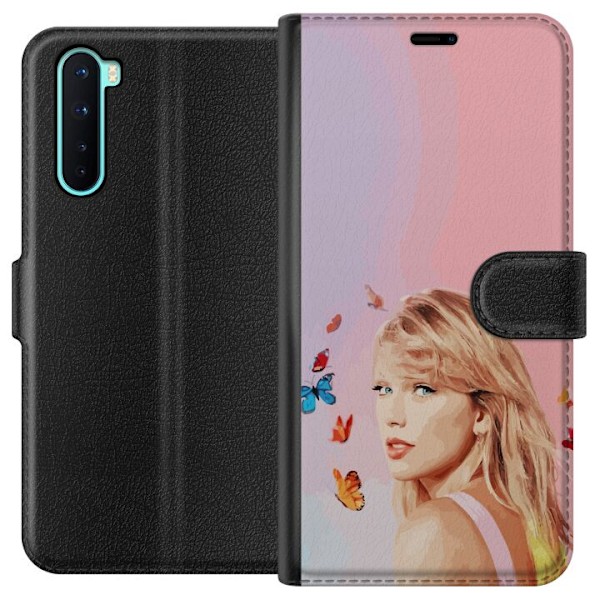 OnePlus Nord Tegnebogsetui Taylor Swift Sommerfugle