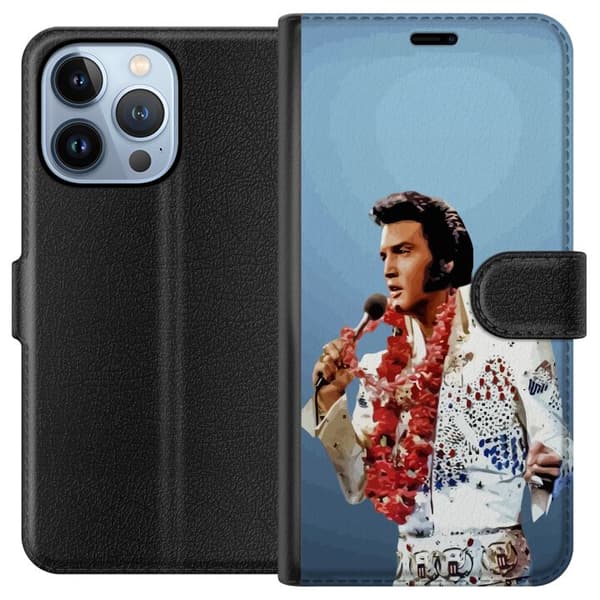 Kompatibelt Plånboksfodral till Apple iPhone 13 Pro Elvis Presley