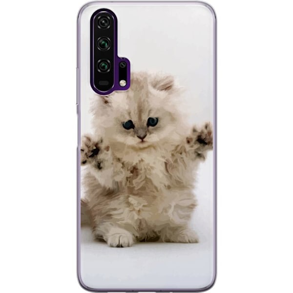 Honor 20 Pro  Gjennomsiktig deksel Katt