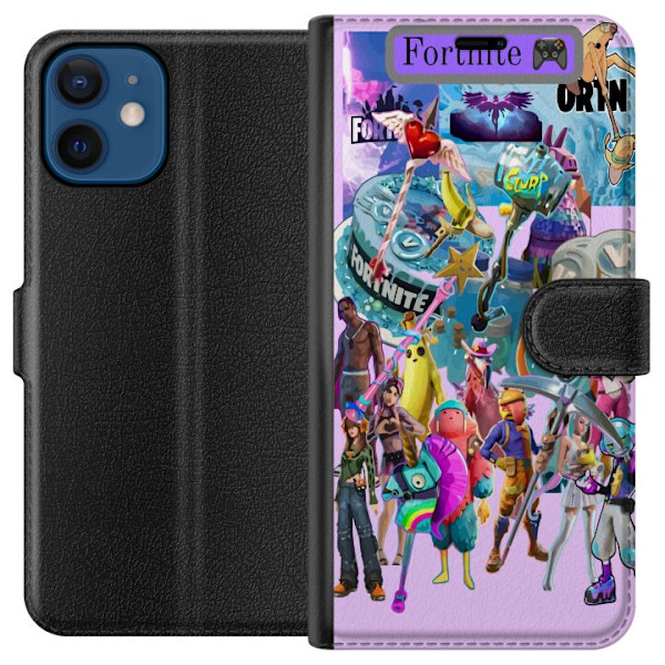 Apple iPhone 12 mini Tegnebogsetui Fortnite