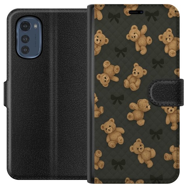 Motorola Moto E32s Lompakkokotelo Teddy Halauksia
