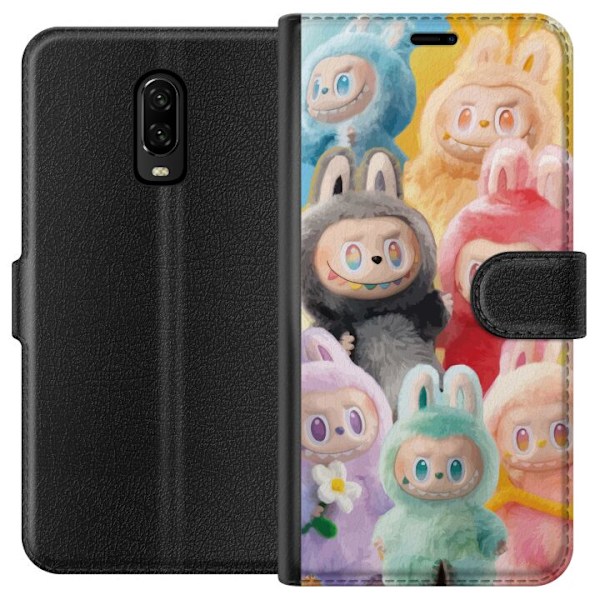 OnePlus 6T Lompakkokotelo Labubu Luonnos Tyyli