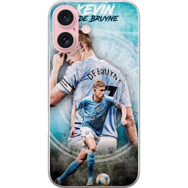 Apple iPhone 16 Gennemsigtig cover Kevin De Bruyne