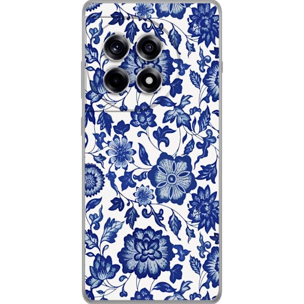 OnePlus 12R Läpinäkyvä kuori Kukat