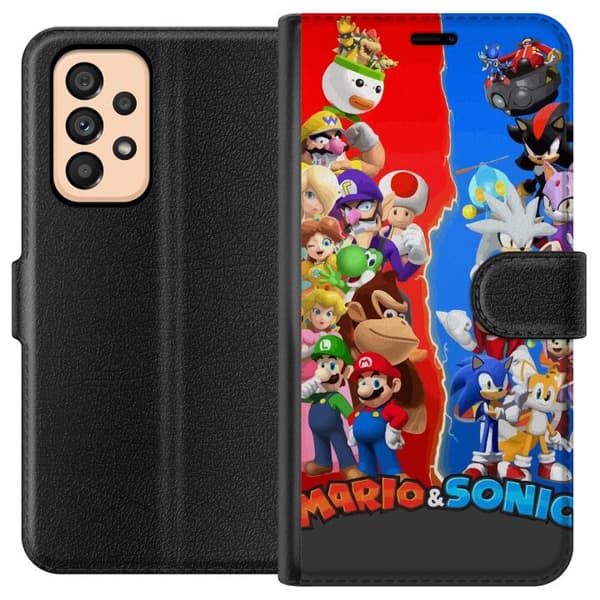 Kompatibelt Lommeboketui til Samsung Galaxy A53 5G Super Mario