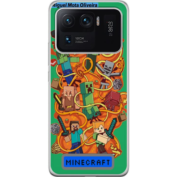 Xiaomi Mi 11 Ultra Läpinäkyvä kuori Minecraft