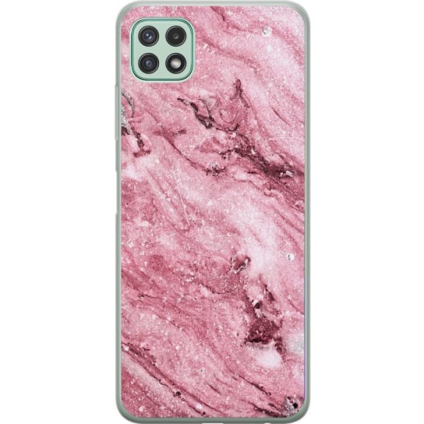 Samsung Galaxy A22 5G Cover / Mobilcover - Glitter Marmor