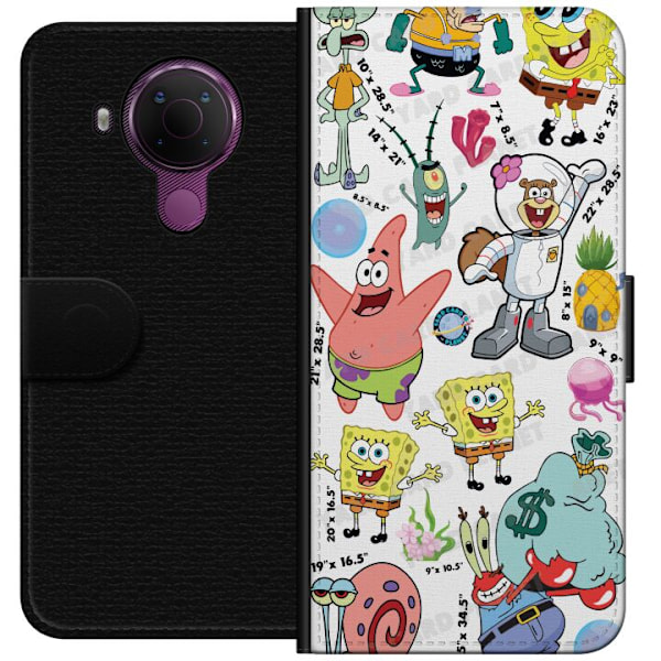 Nokia 5.4 Tegnebogsetui SpongeBob SquarePants