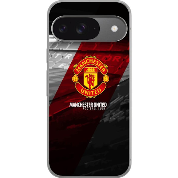 Google Pixel 9 Pro Läpinäkyvä kuori Manchester United FC