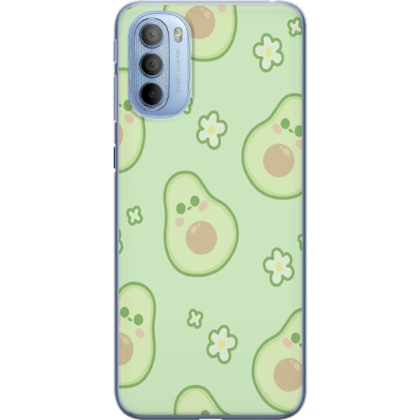 Motorola Moto G31 Gennemsigtig cover Avocado Sød
