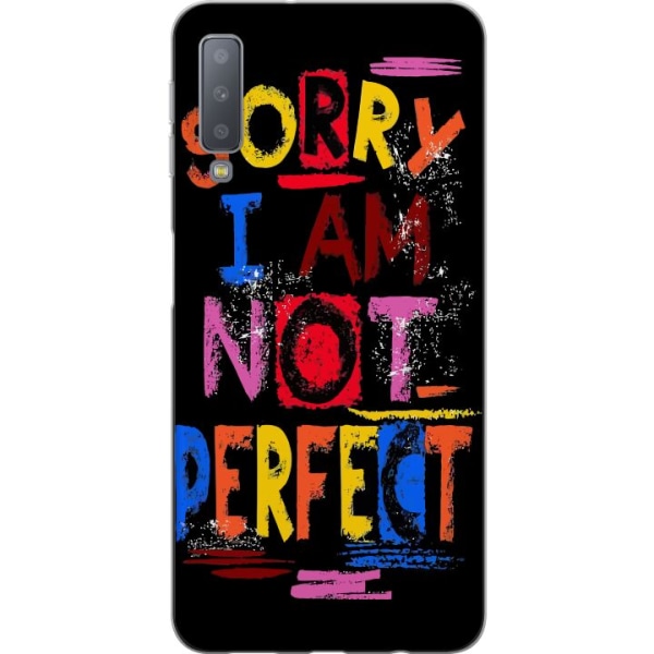 Samsung Galaxy A7 (2018) Gennemsigtig cover Sorry