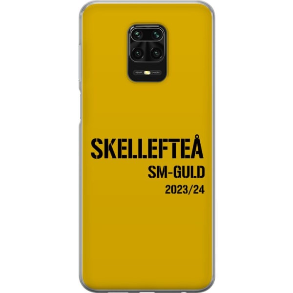 Xiaomi Redmi Note 9S Gennemsigtig cover Skellefteå SM GULD