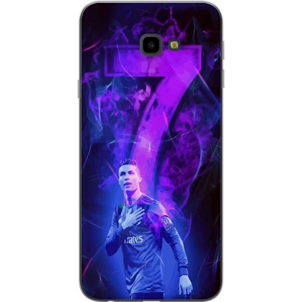 Samsung Galaxy J4+ Genomskinligt Skal Ronaldo 7