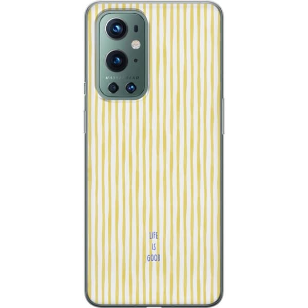 Kompatibelt Mobilskal till OnePlus 9 Pro Life Is Good gul