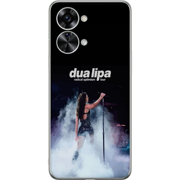 OnePlus Nord 2T Läpinäkyvä kuori Dua Lipa – Signature Loo