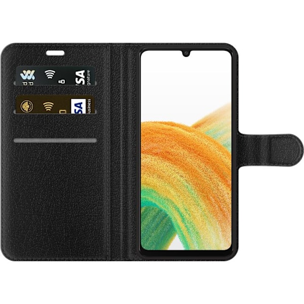 Samsung Galaxy A33 5G Lommeboketui Pink Panter Drink