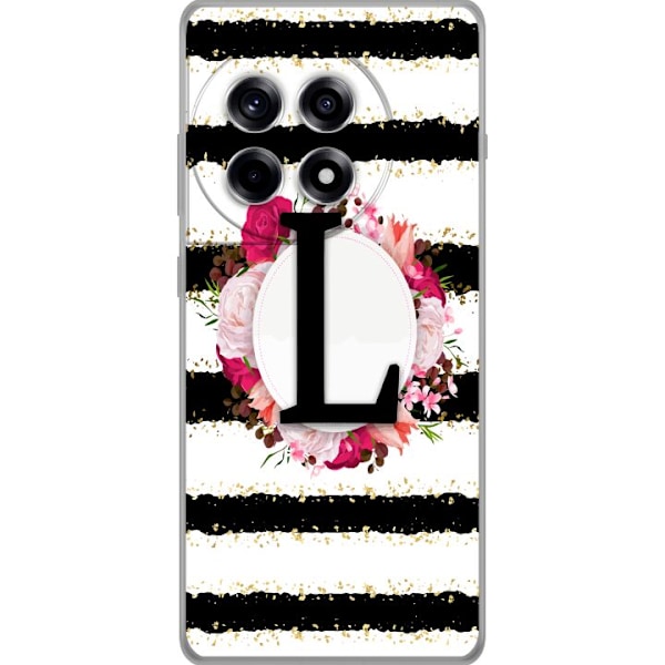 OnePlus 12R Läpinäkyvä kuori Kirjain L