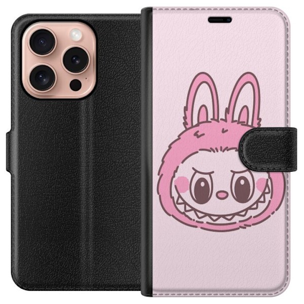 Apple iPhone 16 Pro Tegnebogsetui Labubu Dyrekreds Bunny Udgav